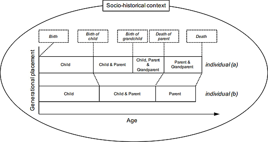Generational position in the life course